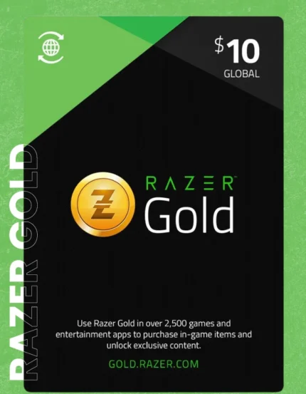 10$-Razer Gold Gift Card (Email Delivery)
